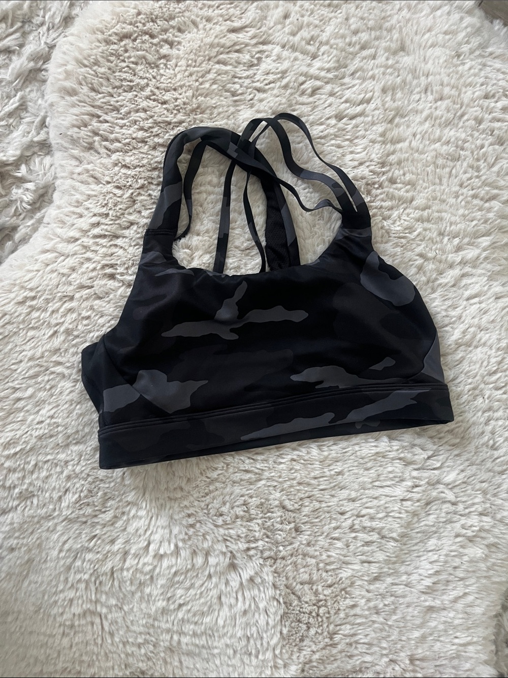 Athleta camo sports bra *new*